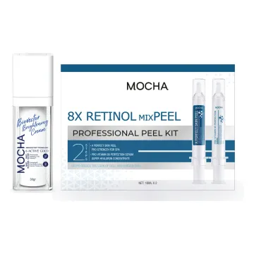 Combo Peel + Kem dưỡng Biovector: Retinol mixPEEL Kit, Biovector Brightening Cream