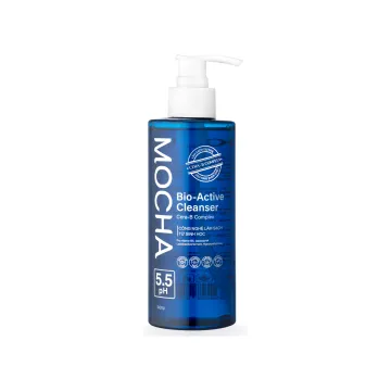Chai sữa rửa mặt Mocha Bio-Active Cleanser 300ml, pH 5.5