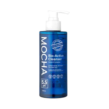 Chai sữa rửa mặt Mocha Bio-Active Cleanser 300ml, pH 5.5