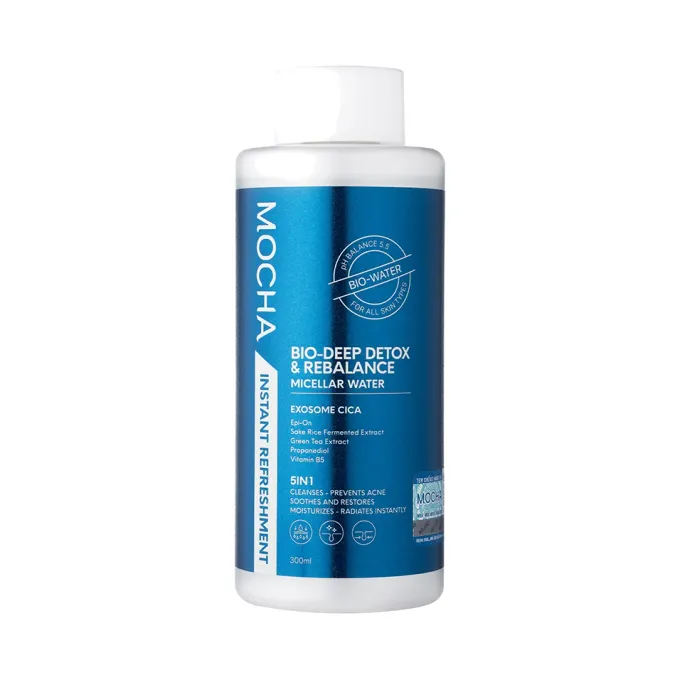 Chai nước tẩy trang Mocha Bio-Deep Detox & Rebalance