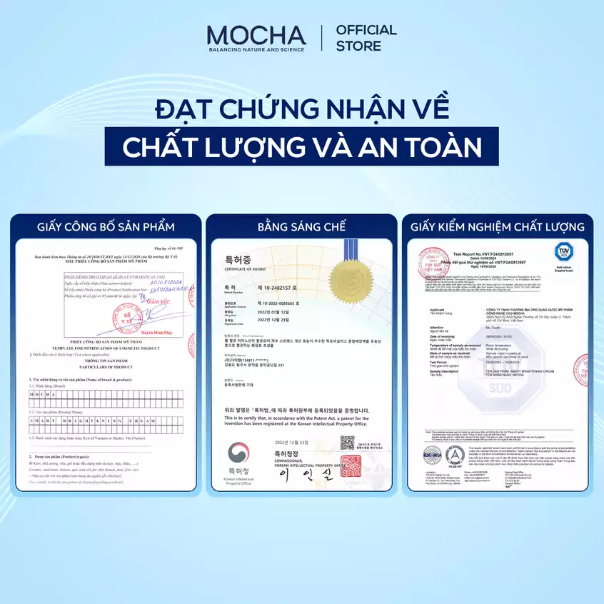 Chứng nhận uy tín